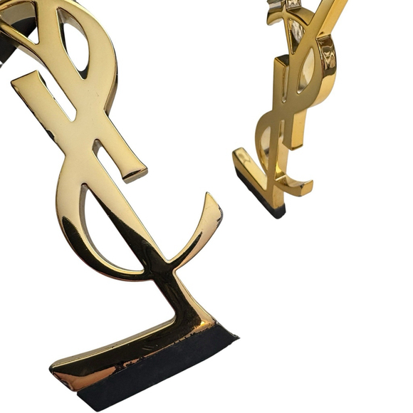 Saint Laurent Opyum YSL Heel Black Patent Pumps 37 US 7 - Picture 15 of 15